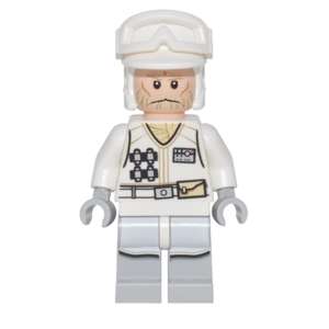 Hoth Rebel Trooper White Uniform (Tan Beard, without Backpack)