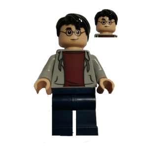 Harry Potter, felpa con cappuccio grigio bluastro chiaro