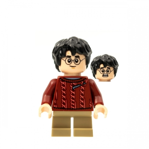 Harry Potter, maglione strappato rosso scuro