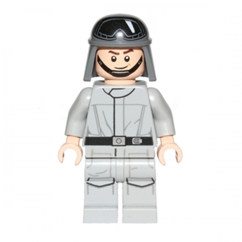 Imperial AT-ST Driver (Helmet with Printed Goggles, Light Bluish Gray Jumpsuit, Printed Legs)