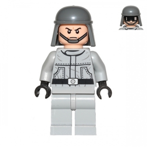 Imperial AT-ST Pilot / Driver (Plain Helmet, Dual Sided Head)