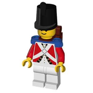 Imperial Guard with Blue Epaulettes and Brown Backpack Non-Opening