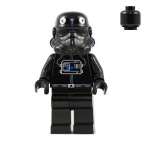 Imperial TIE Fighter / Interceptor Pilot - Black Head