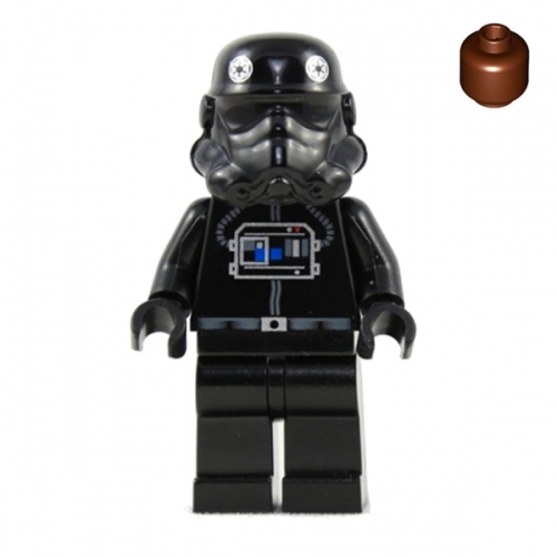 Imperial TIE Fighter Pilot - Reddish Brown Head