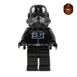 Imperial TIE Fighter Pilot - Reddish Brown Head