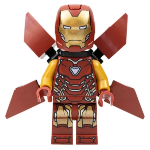 Iron Man - Mark 85 Armor, Large Helmet Visor, Wings