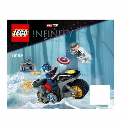 Istruzioni set 76189 - Scontro tra Captain America e Hydra, LEGO® Juniors