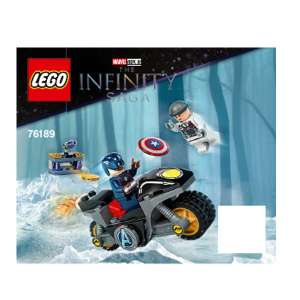 Istruzioni set 76189 - Scontro tra Captain America e Hydra, LEGO® Juniors
