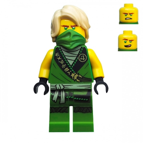 Lloyd - Legacy, Rebooted, Ninjago Logogram 'MANTER' on Torso