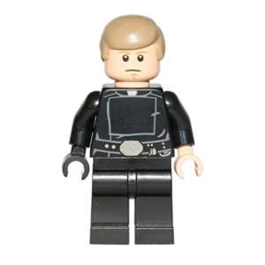 Luke Skywalker - Jedi Master, Dark Tan Smooth Hair