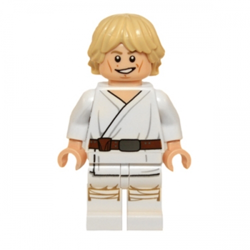 Luke Skywalker (Tatooine, White Legs, Detailed Face Print)