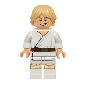 Luke Skywalker (Tatooine, White Legs, Detailed Face Print)