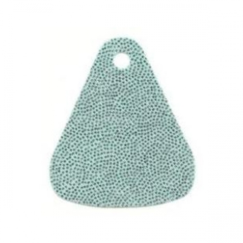 Mini Doll, Cape Cloth, Friends, Tapered with Small Top Hole with Silver Iridescent Dots Pattern - Traditional Starched Fabric