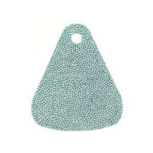 Mini Doll, Cape Cloth, Friends, Tapered with Small Top Hole with Silver Iridescent Dots Pattern - Traditional Starched Fabric