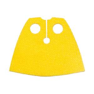 Minifigure Cape Cloth, Very Short - Traditional Starched Fabric