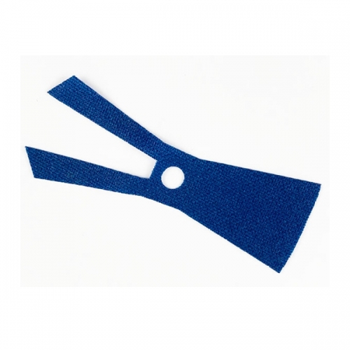 Minifigure Robe Cloth, Split in Front Long with Dark Blue and Blue Sides