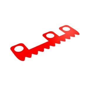 Minifigure Skirt Cloth Short, 11 Points