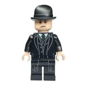 Minister of Magic (Cornelius Fudge) - Suit with Dark Green Tie, Shirt Tail