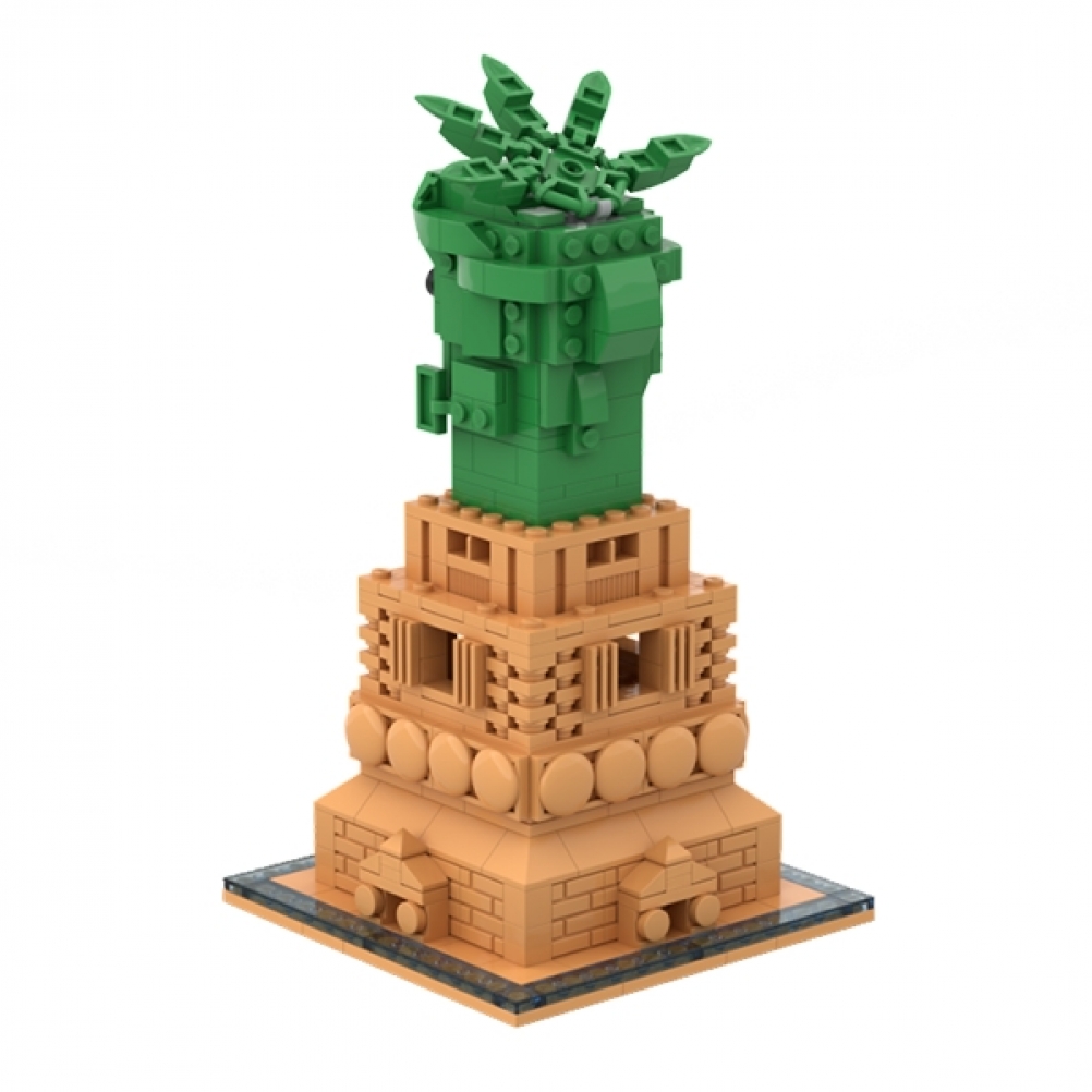 LULUFUN Stato di Empire Kit da Costruzione Modello,Mini Blocco di Costruzione Famoso di architettura,Collezione di Set di Modelli,Regali Giocattolo per Bambini e Adulti 3819 Pezzi
