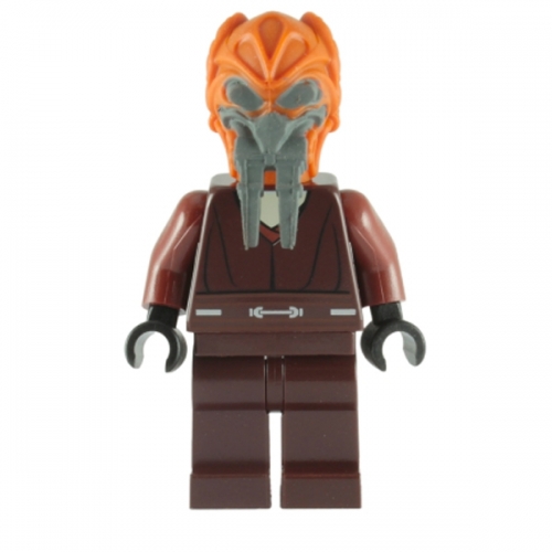 Plo Koon - Dark Brown Robe, Tan Shirt, Plain Legs