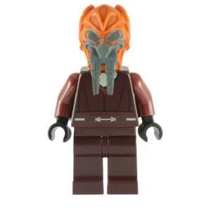 Plo Koon - Dark Brown Robe, Tan Shirt, Plain Legs