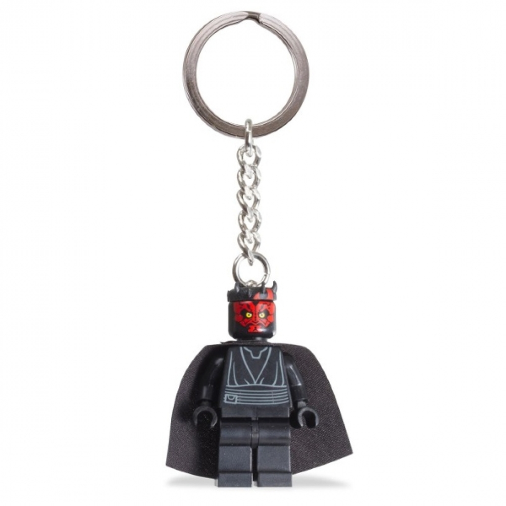 Portachiavi Ufficiale Star Wars Darth Vader In Vinile - Testa Metallo E Catena