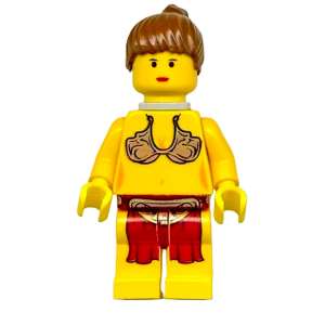Princess Leia - Jabba Slave Outfit, Yellow Skin