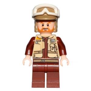 Rebel Trooper - White Goggles, Dark Tan Helmet, Medium Nougat Beard (Corporal Rostok)