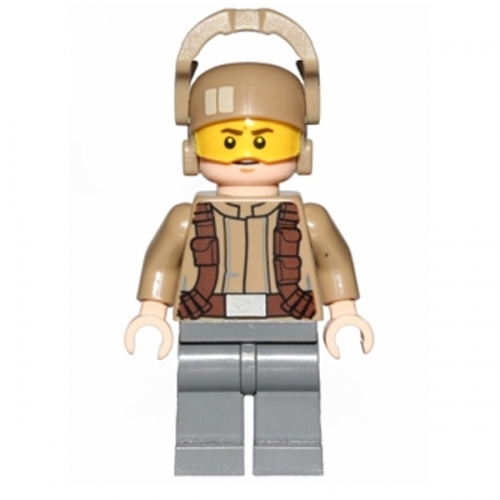 Resistance Trooper - Dark Tan Jacket, Frown, Furrowed Eyebrows