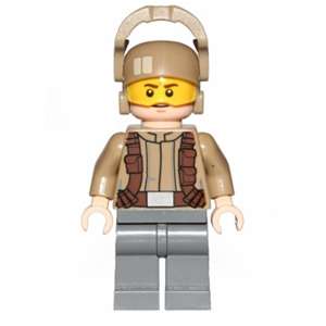 Resistance Trooper - Dark Tan Jacket, Frown, Furrowed Eyebrows