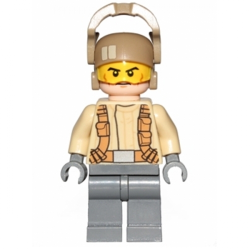 Resistance Trooper - Tan Jacket, Frown, Cheek Lines