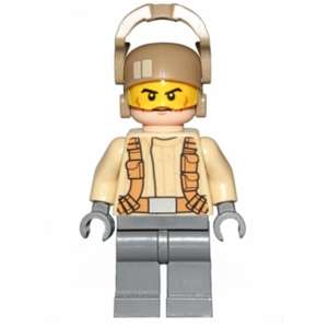 Resistance Trooper - Tan Jacket, Frown, Cheek Lines