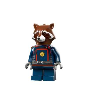 Rocket Raccoon - Dark Blue Suit, Reddish Brown Head