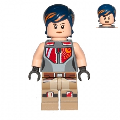 Sabine Wren - Dark Blue Hair with Orange Highlights