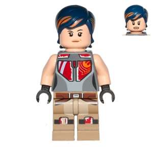 Sabine Wren - Dark Blue Hair with Orange Highlights