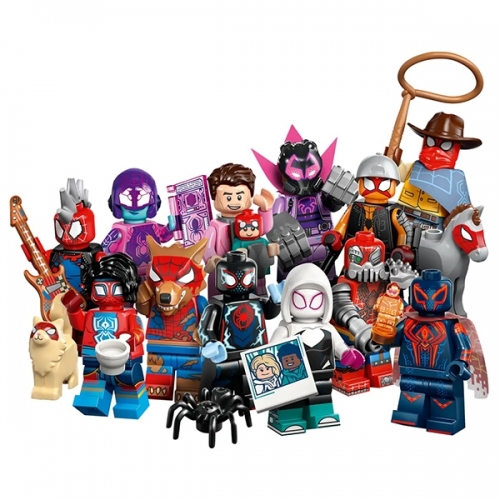 Set 12 Minifigures Serie LEGO Spider-Man: Into Spiderverse