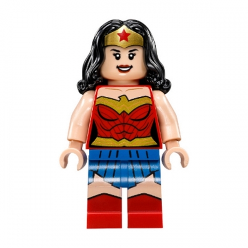 Wonder Woman, cintura d'oro, gonna blu