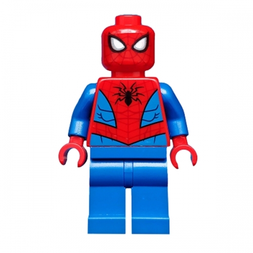 Spider-Man - Modello Web rosso scuro, gambe blu
