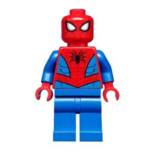 Spider-Man - Modello Web rosso scuro, gambe blu