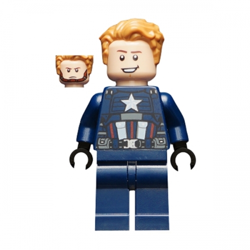 Captain America - Abito blu scuro, lancette nere