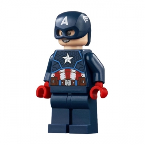 Captain America - Dark Blue Suit, Red Hands, Helmet