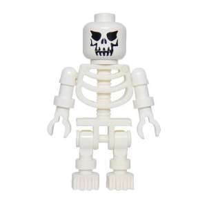 Skeleton with Evil Skull