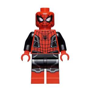 Spider-Man - Black and Red Suit, Small Black Spider, Silver Trim (Upgraded Suit)