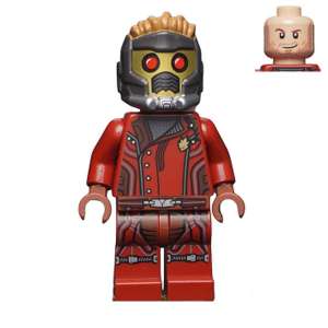 Star-Lord - Mask, Jacket with Side Buttons