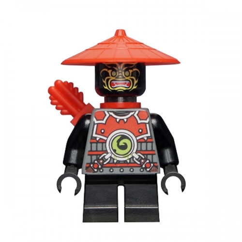 Stone Army Scout - Yellow Face, Red Quiver, Short Legs