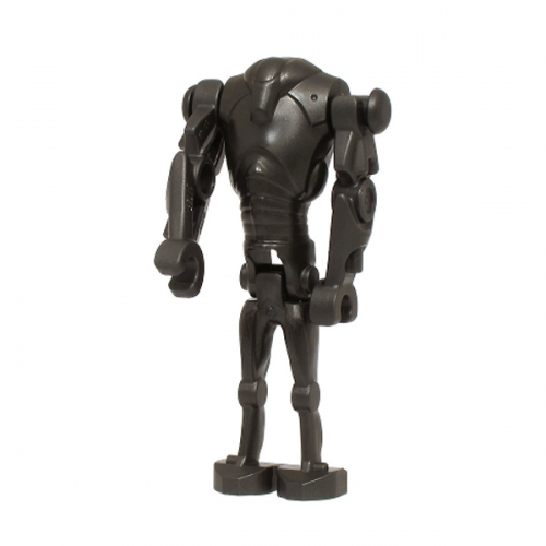 Super Battle Droid - Pearl Dark Gray, Narrow Head, Chest Light Indent