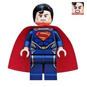 Superman - Dark Blue Suit, Starched Fabric Cape