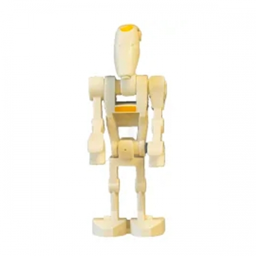 Battle Droid Commander - Tan with Line, Angled Arms