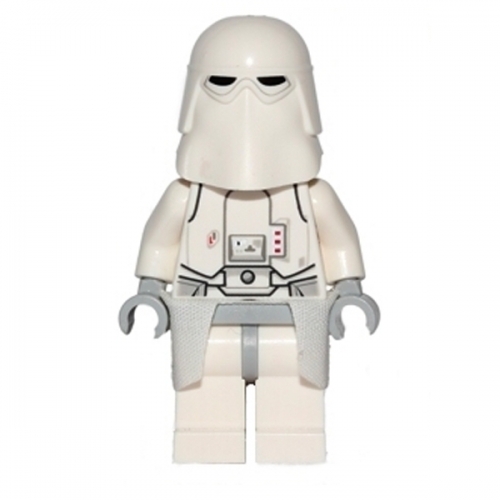 Snowtrooper, Light Bluish Gray Hips, Light Bluish Gray Hands, White Kama