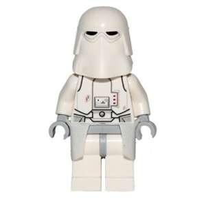 Snowtrooper, Light Bluish Gray Hips, Light Bluish Gray Hands, White Kama